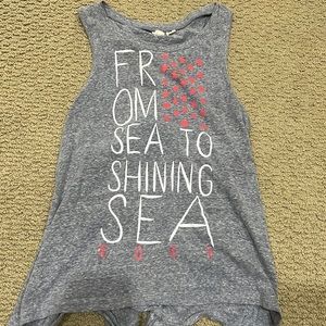 Roxy open back tank top